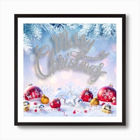 Christmas Greeting Card Art Print