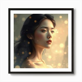 Portrait Of A Woman Art Print