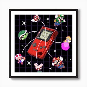 Jump Up - Super Mario Art Print