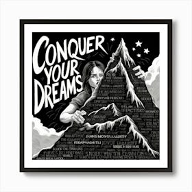 Conquer Your Dreams 1 Art Print