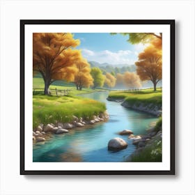 Autumn Landscape 19 Art Print