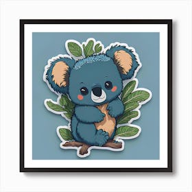 Koala Sticker 6 Art Print