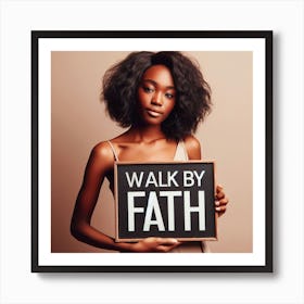 Walk By Faith 1 Art Print