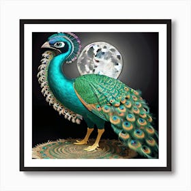 Peacock 5 Art Print