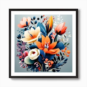 Floral Arrangement Art Print