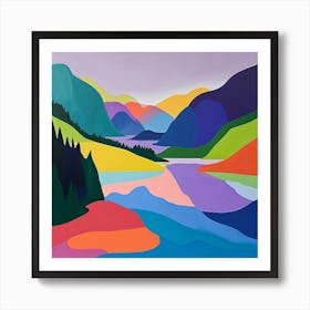 Colourful Abstract Vancouver Canada 6 Poster