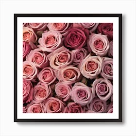 All Roses Colors Flat As Background Haze Ultra Detailed Film Photography Light Leaks Larry Bud (1) Art Print