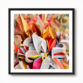 'Abstract Bouquet' Art Print