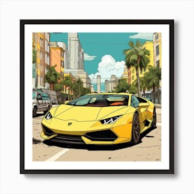 Lamborghini Art Print