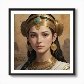 Egyptian Woman Art Print Art Print