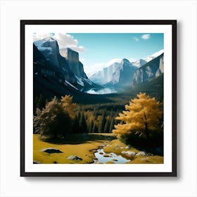 Yosemite Valley Art Print