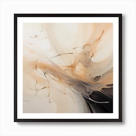 AI Warm Embrace of Hues Art Print