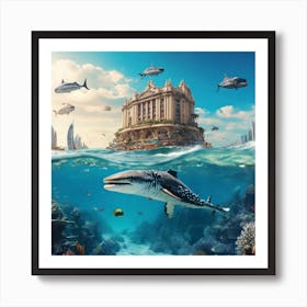 City Under The Sea Art Print