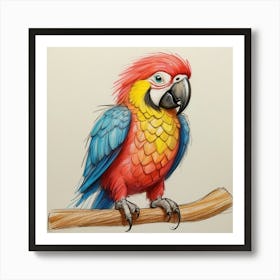 Parrot 52 Art Print