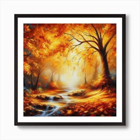 Autumn Forest 3 Art Print