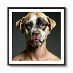 Portrait Of A Dog 3 Art Print