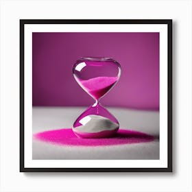 Hourglass Stock Videos & Royalty-Free Footage 2 Art Print