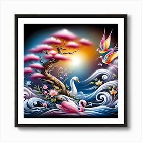 Chinese Painting 4 Art Print