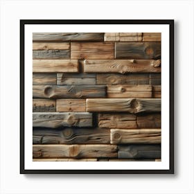 Rustic Wood Wall Art Print