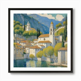 Kirche In Cassone Gustav Klimt Art Print 3 Art Print