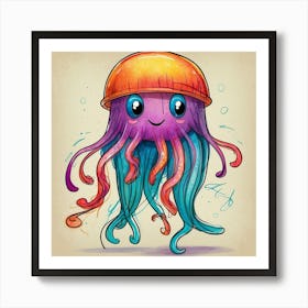 Octopus Illustration Art Print