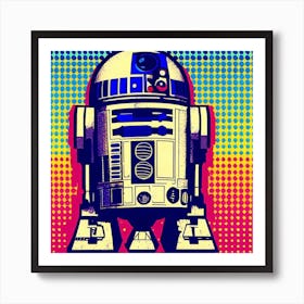 R2-D2 Pop Art Art Print