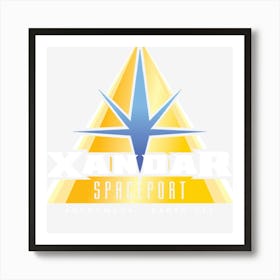 Xander Spaceport Art Print