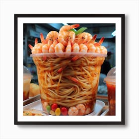 Asian Food 1 Art Print