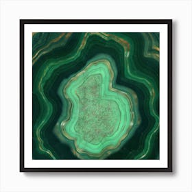 Malachite Texture 06 Art Print