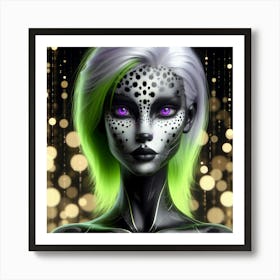 Alien Girl Art Print