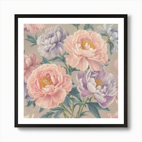 Peonies Art Print