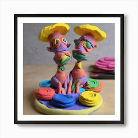 CLAY ART 1 Art Print