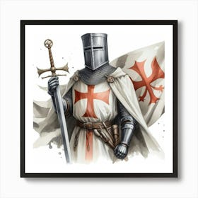 Knight Templar 9 Art Print