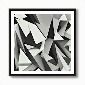 Abstract Triangles 8 Art Print