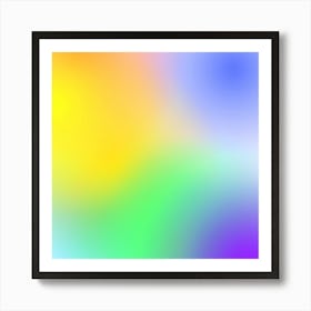 Abstract Colorful Background 24 Art Print