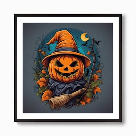 Halloween Pumpkin 2 Art Print