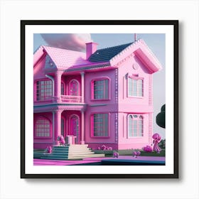 Barbie Dream House (360) Art Print