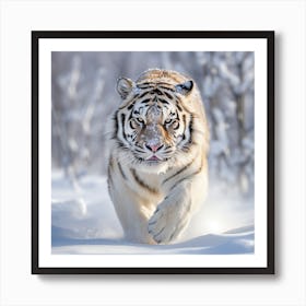 White Tiger 4 Art Print