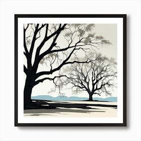 Oak tree 2 Art Print