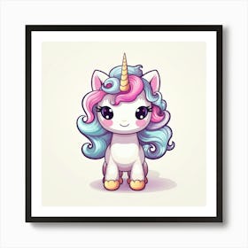 Cute Unicorn 67 Art Print