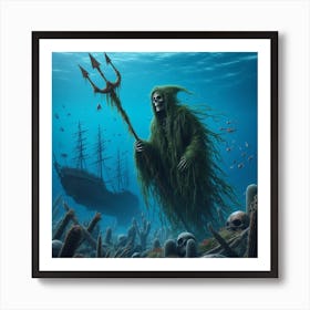 Skeleton Of The Sea Art Print