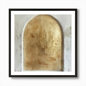 Gold Window Art Print