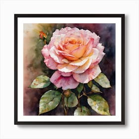 Hybrid Tea Rose 2 Art Print