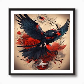Red Cockatoo Art Print