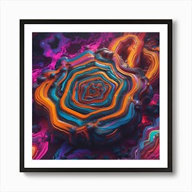 Abstract Abstract Painting 2 Art Print