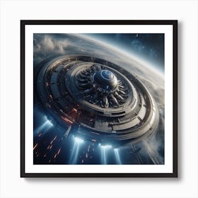 Spaceship 73 Art Print