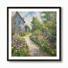 Flower Symphony Botanical Garden 4 Art Print