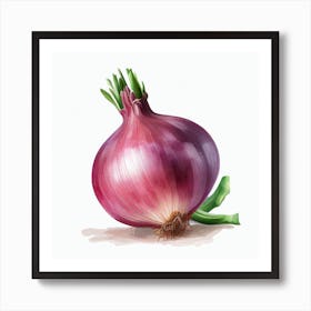 Onion Art Print