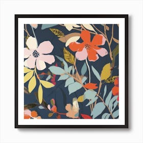 Floral Romance Art Print