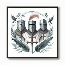 Knight Templar 4 Art Print